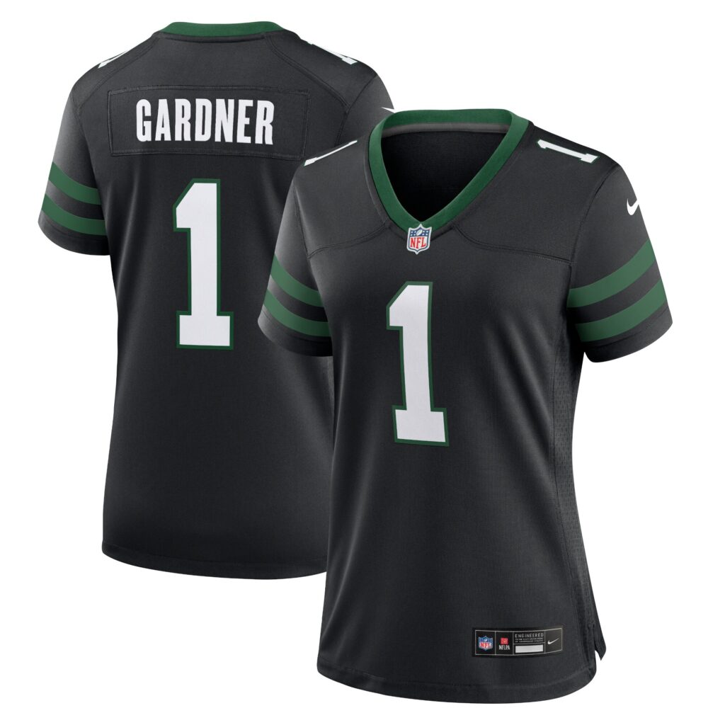 Ahmad Sauce Gardner New York Jets Nike Women's Alternate Game Jersey - Legacy Black