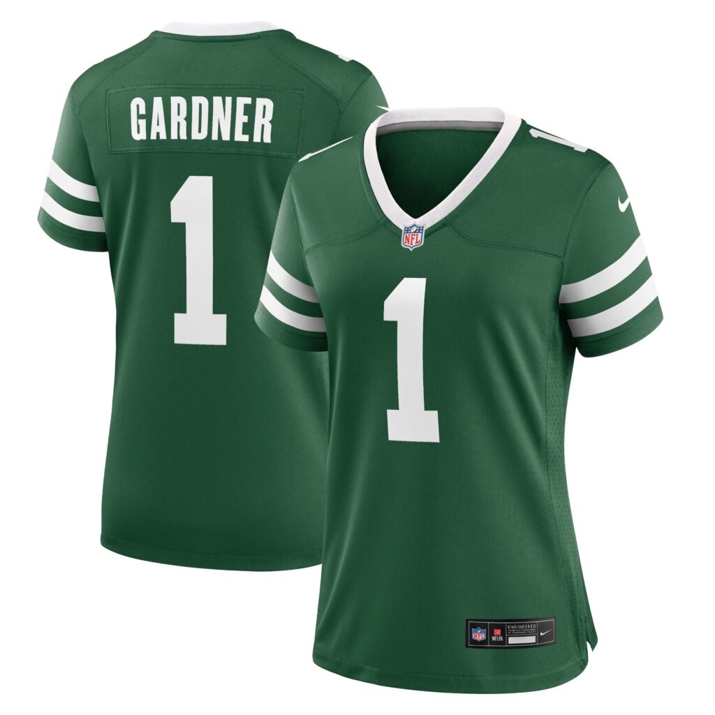 Ahmad Sauce Gardner New York Jets Nike Women's Game Jersey - Legacy Green