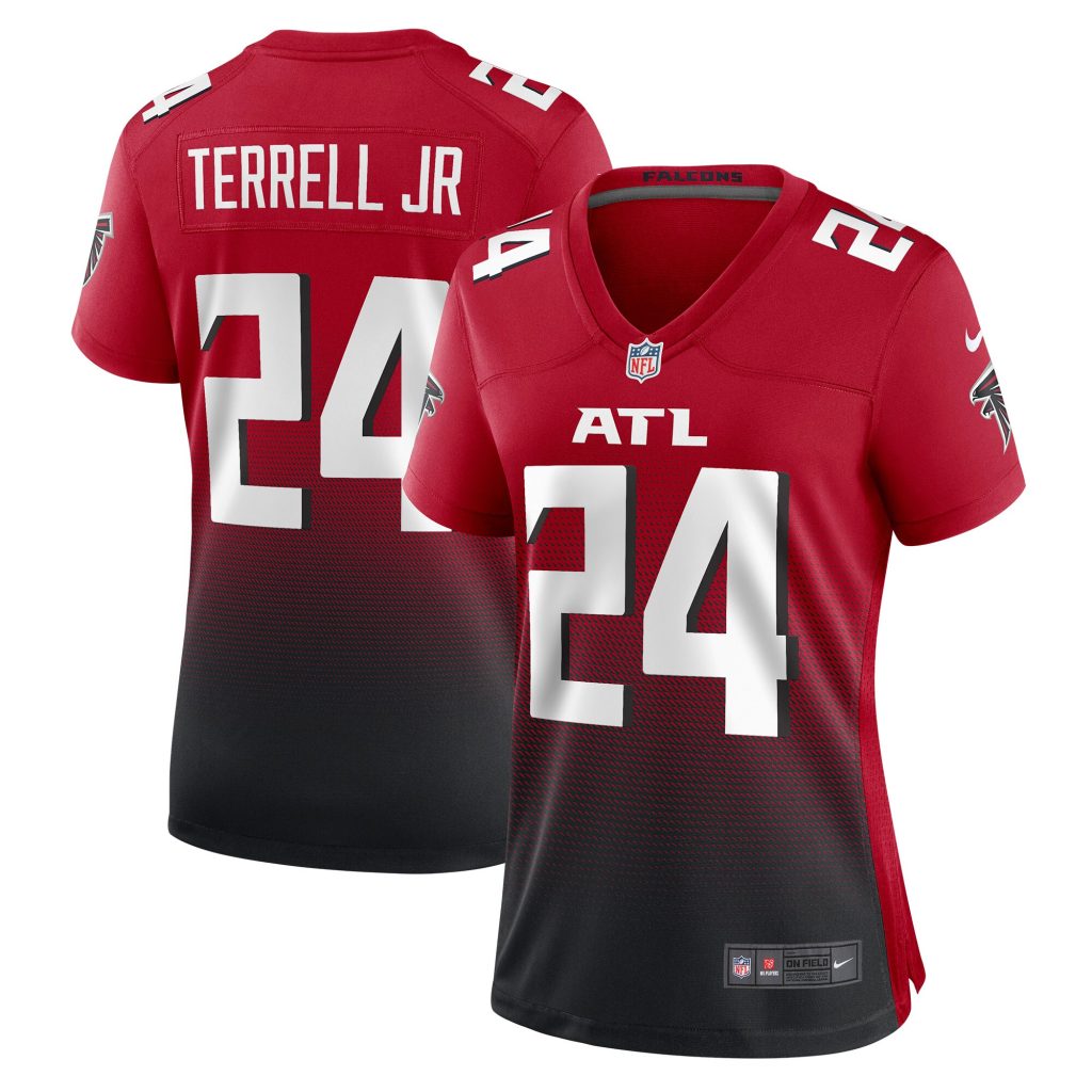 Women's Atlanta Falcons A.J. Terrell Jr. Nike Red Game Jersey