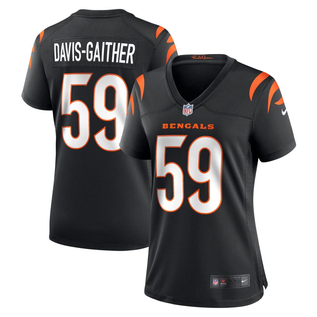 Women's Cincinnati Bengals Akeem Davis-Gaither Nike Black Game Player Jersey