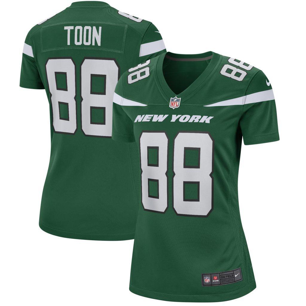 Women's New York Jets Al Toon Nike Gotham Green Game Retired Player Jersey