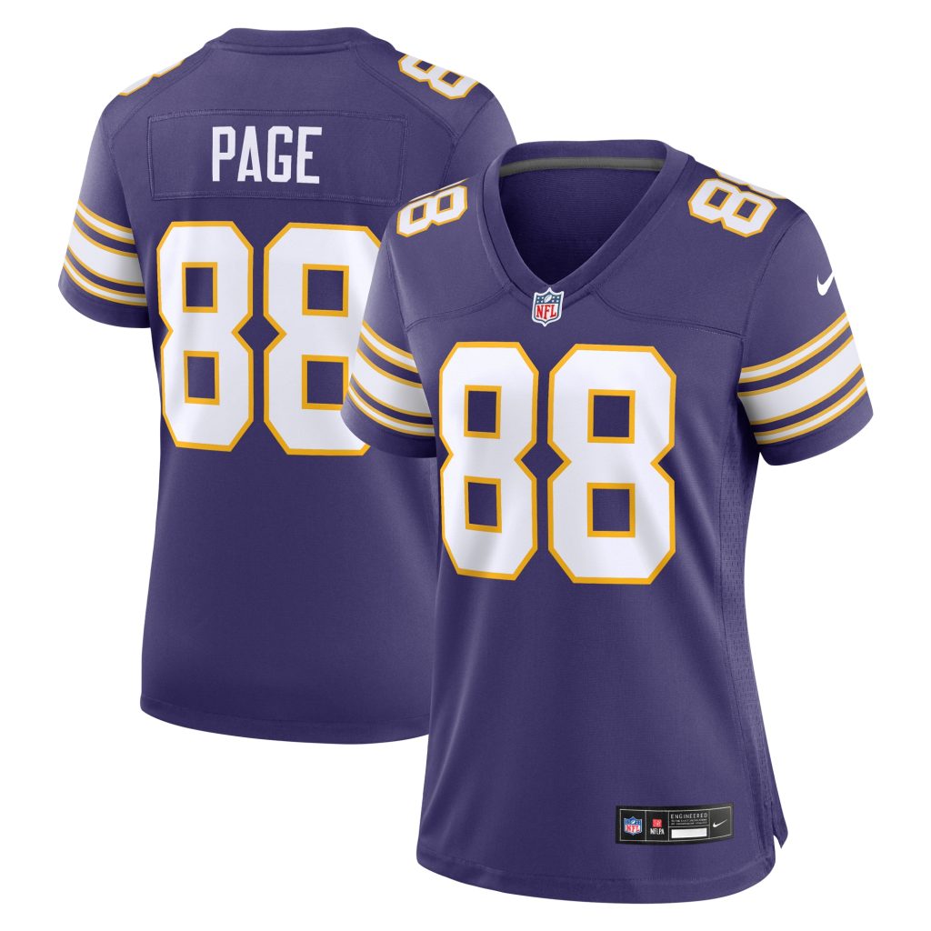 Alan Page Minnesota Vikings Nike Women's Classic Retired Player Jersey - Purple