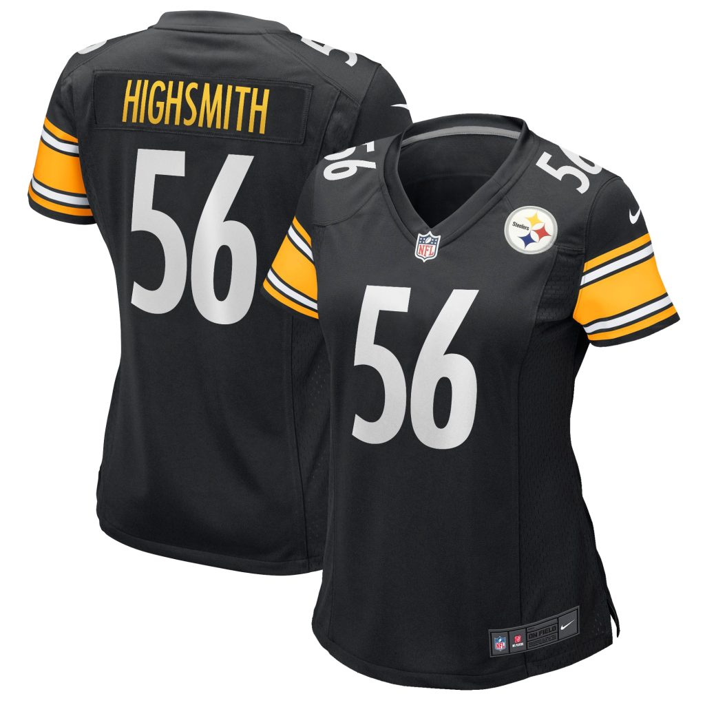Women's Pittsburgh Steelers Alex Highsmith Nike Black Game Jersey