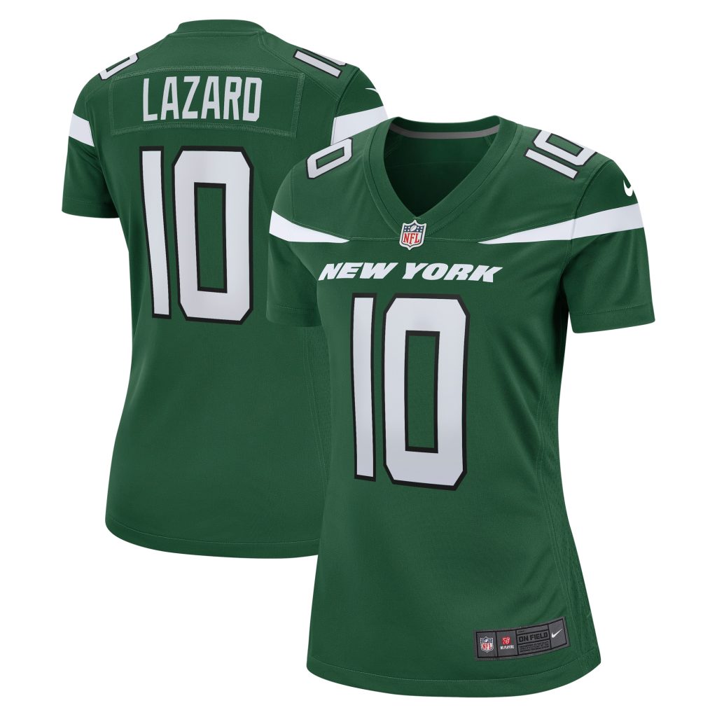 Women's New York Jets Allen Lazard Nike Gotham Green Game Player Jersey