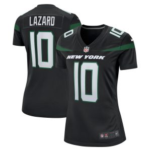 Women's New York Jets Allen Lazard Nike Stealth Black Alternate Game Jersey