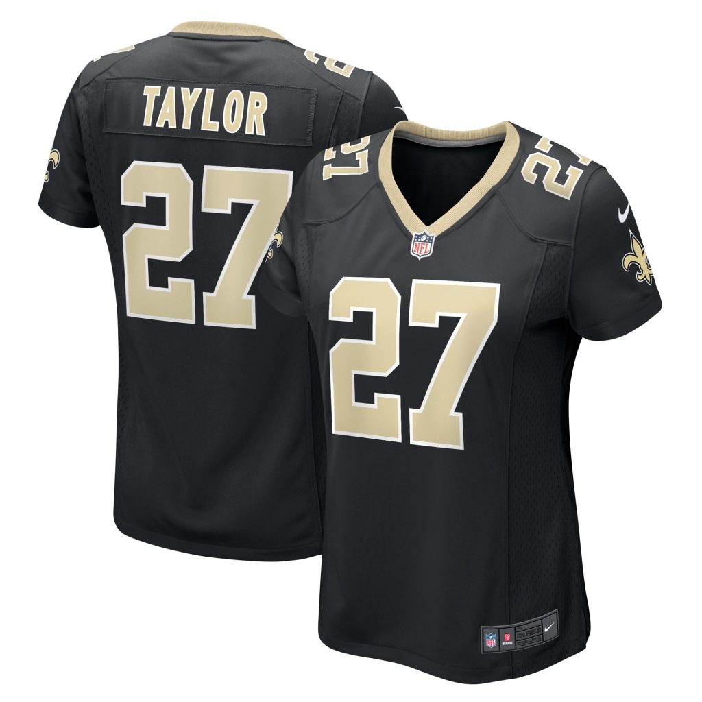 Women's New Orleans Saints Alontae Taylor Nike Black Game Player Jersey