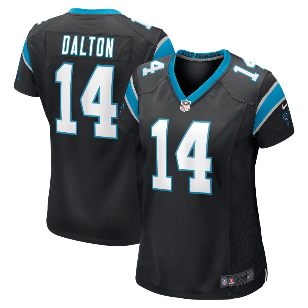 Women's Carolina Panthers Andy Dalton Nike Black Game Player Jersey