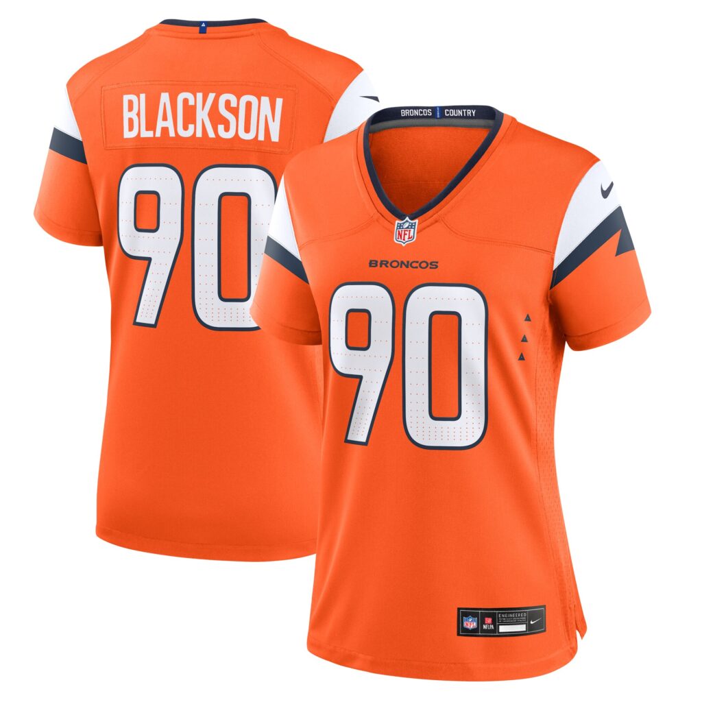 Angelo Blackson Denver Broncos Nike Women's Game Jersey -  Orange