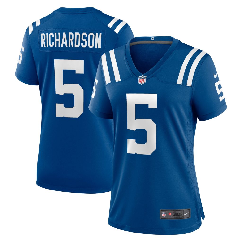 Women's Indianapolis Colts Anthony Richardson Nike Royal 2023 NFL Draft First Round Pick Game Jersey