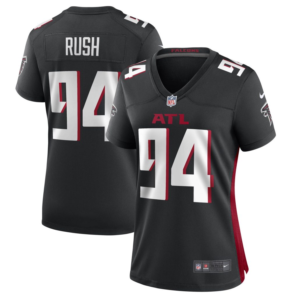 Women's Atlanta Falcons Anthony Rush Nike Black Game Player Jersey