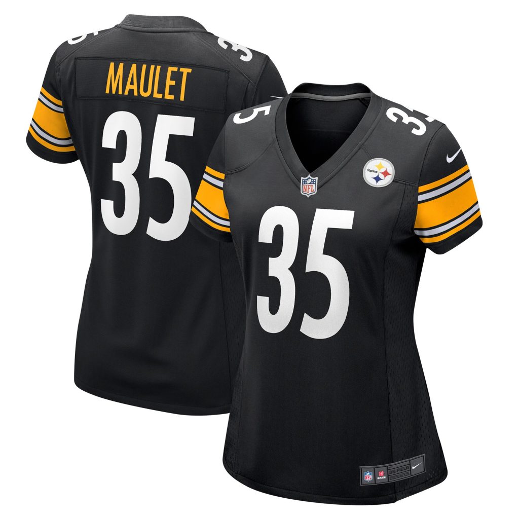 Women's Pittsburgh Steelers Arthur Maulet Nike Black Game Jersey