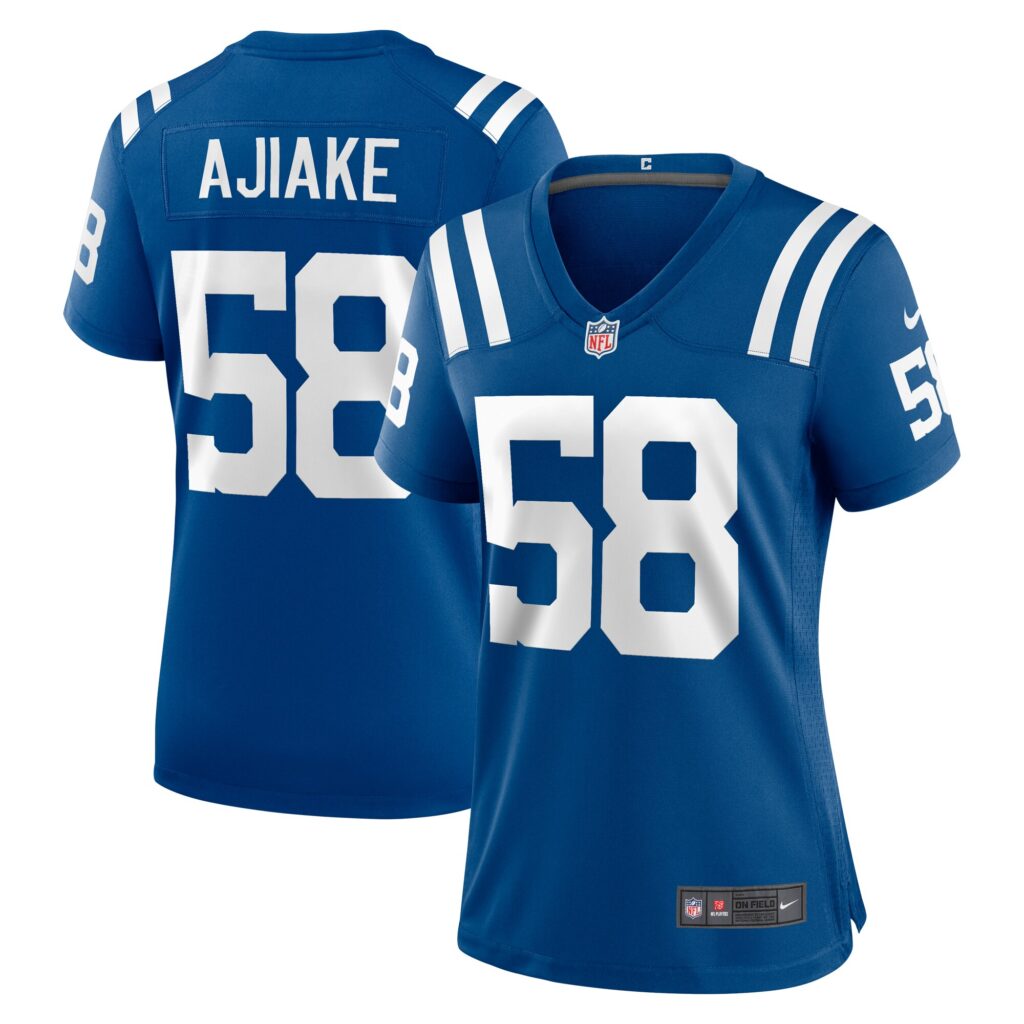 Austin Ajiake Indianapolis Colts Nike Women's Game Jersey -  Royal