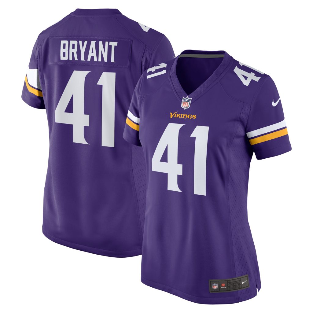Austin Bryant Minnesota Vikings Nike Women's  Game Jersey -  Purple