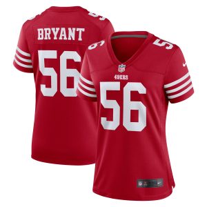 Women's San Francisco 49ers Austin Bryant Nike Scarlet Game Jersey