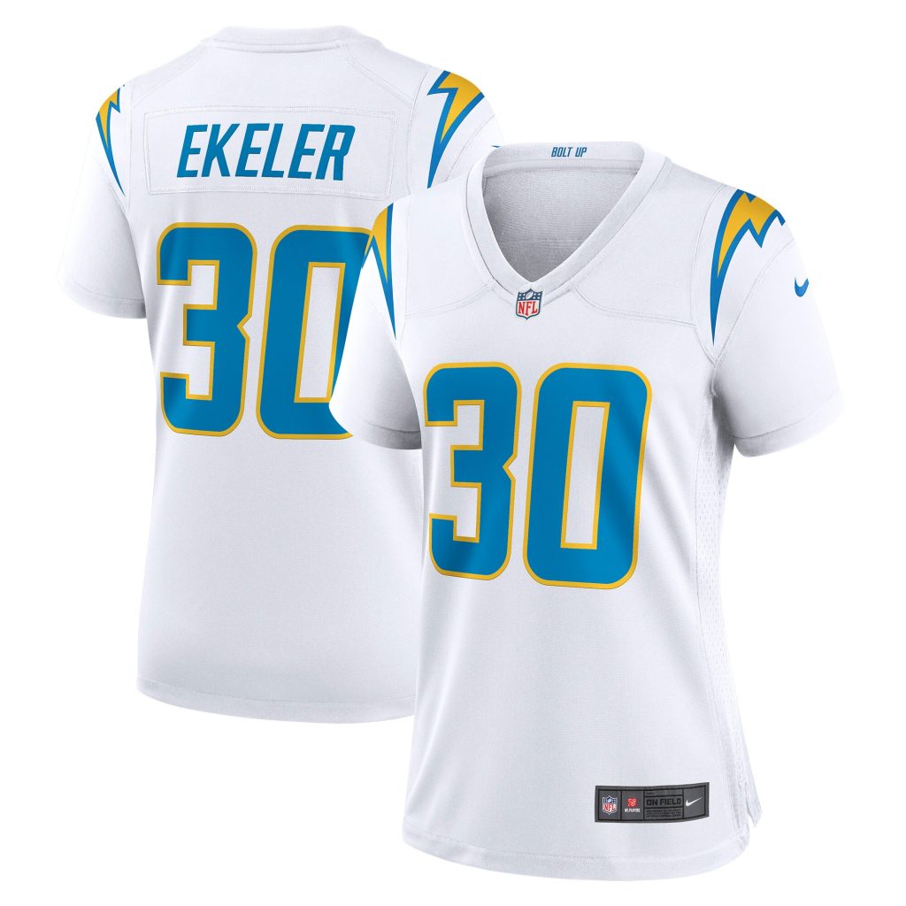 Women's Los Angeles Chargers Austin Ekeler Nike White Game Jersey