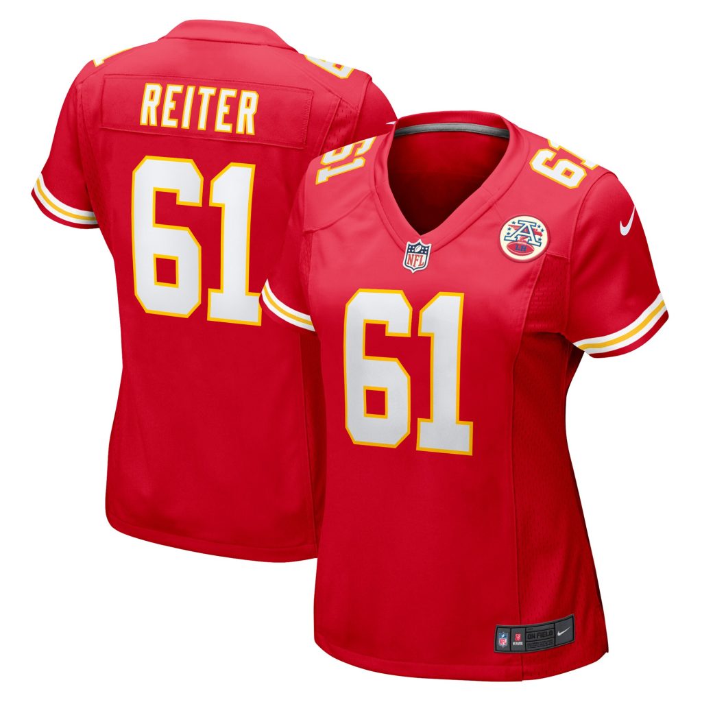 Women's Kansas City Chiefs Austin Reiter Nike Red Game Player Jersey