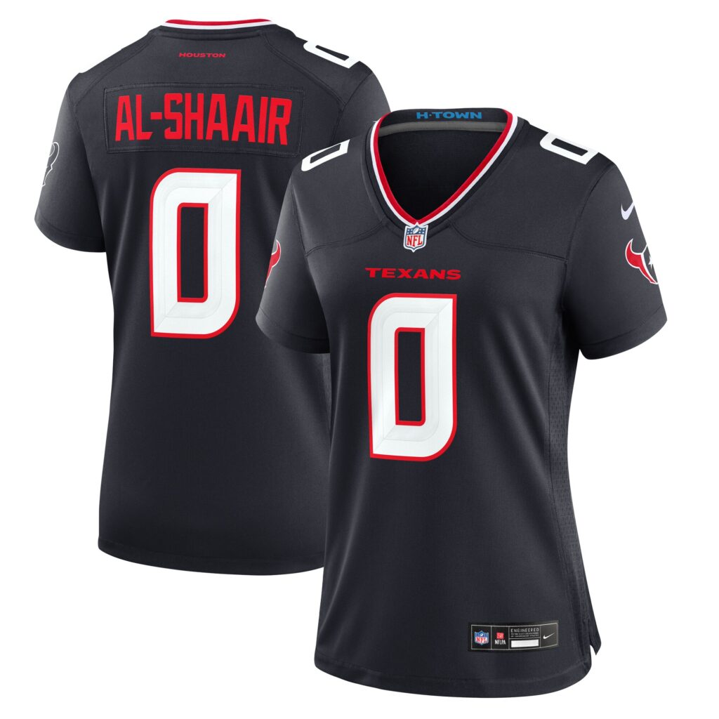 Azeez Al-Shaair Houston Texans Nike Women's Team Game Jersey -  Navy