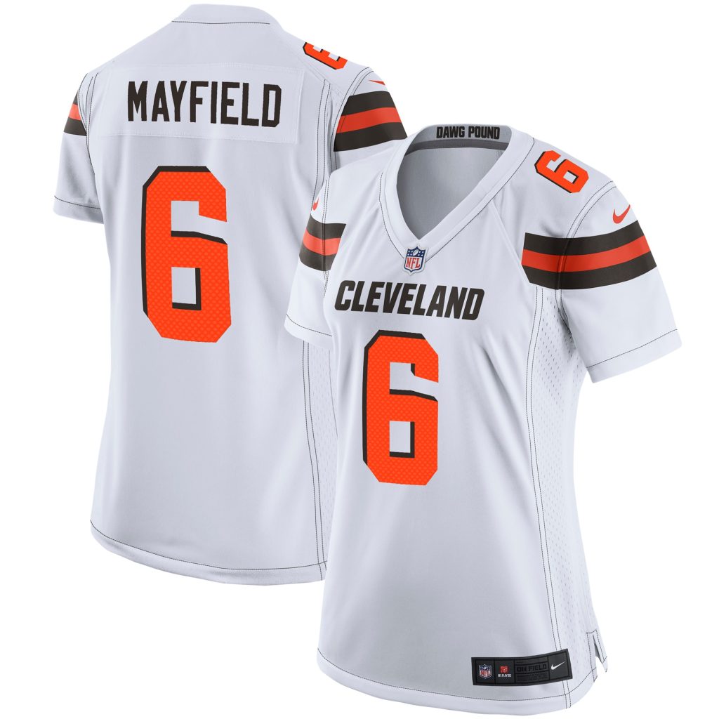 Women's Nike Baker Mayfield White Cleveland Browns Player Game Jersey