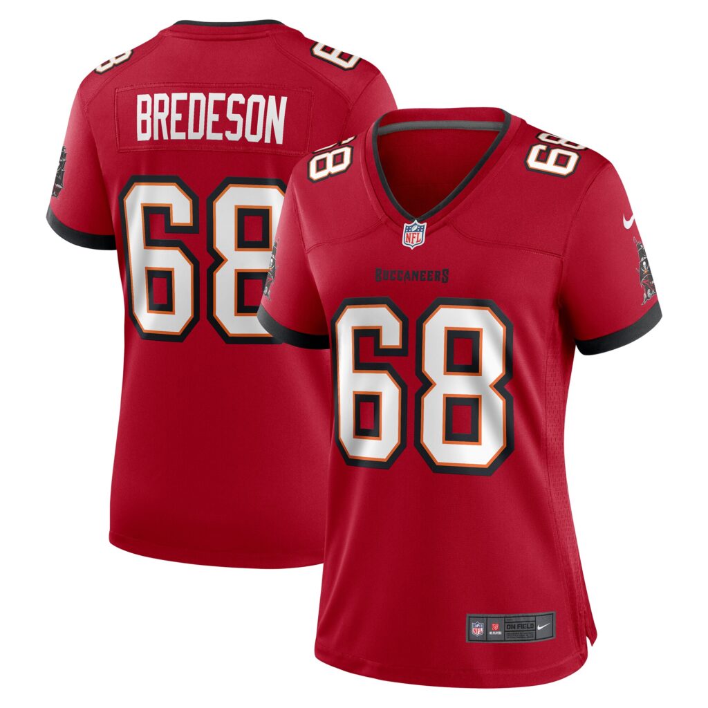 Ben Bredeson Tampa Bay Buccaneers Nike Women's  Game Jersey -  Red