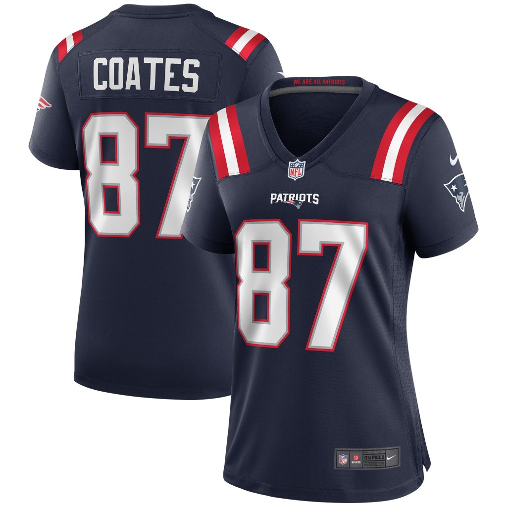Women's New England Patriots Ben Coates Nike Navy Game Retired Player Jersey