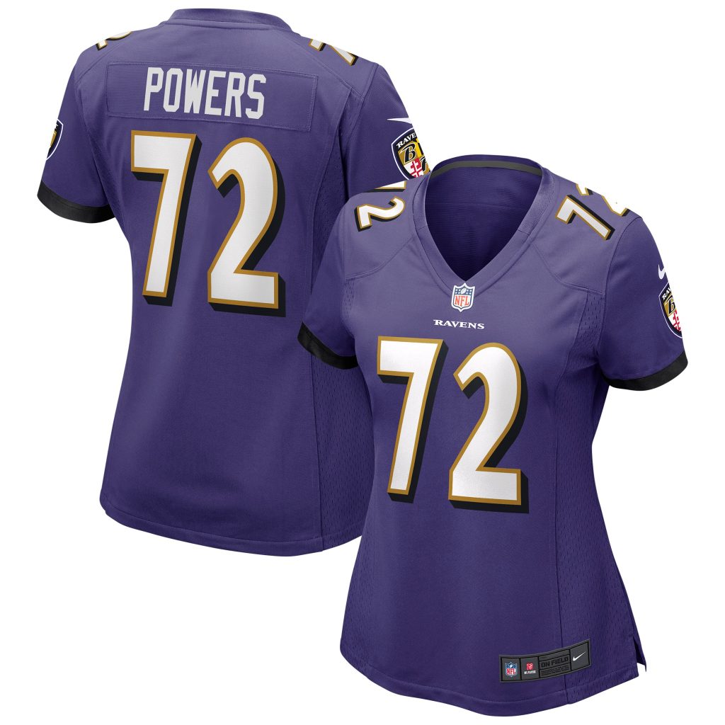 Women's Baltimore Ravens Ben Powers Nike Purple Game Jersey