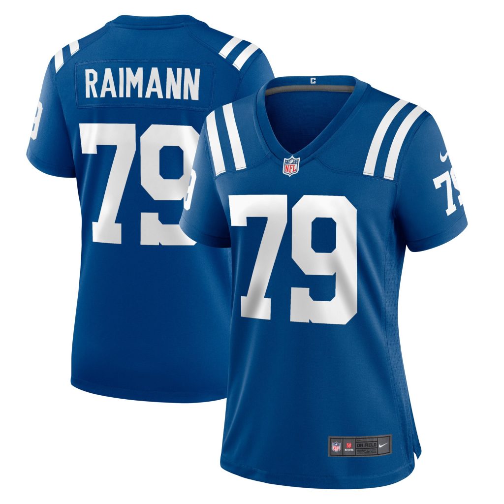 Women's Indianapolis Colts Bernhard Raimann Nike Royal Player Game Jersey