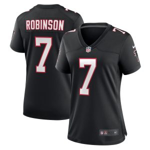 Women's Atlanta Falcons Bijan Robinson Nike Black Alternate Game Jersey