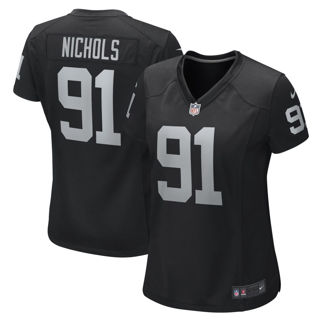 Women's Las Vegas Raiders Bilal Nichols Nike Black Game Player Jersey