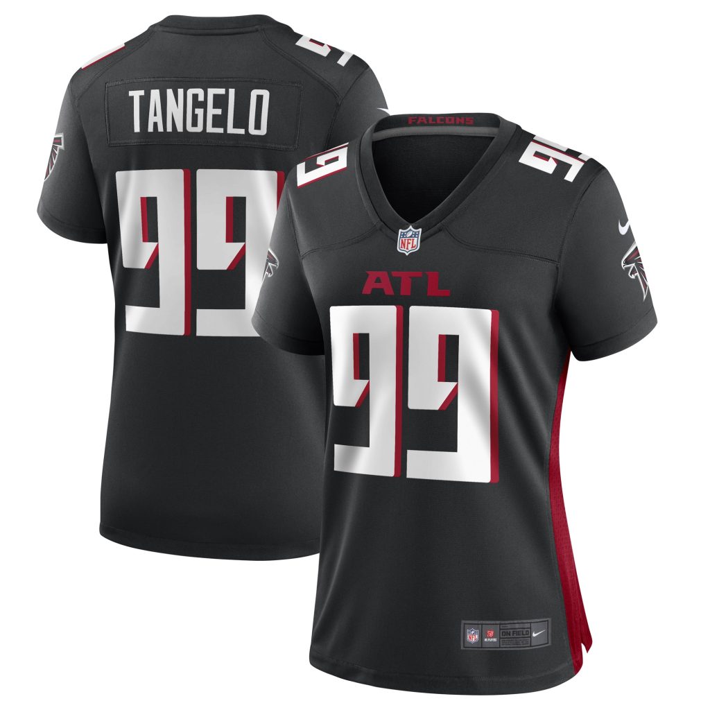 Women's Derrick Tangelo Atlanta Falcons Nike Black Game Player Jersey
