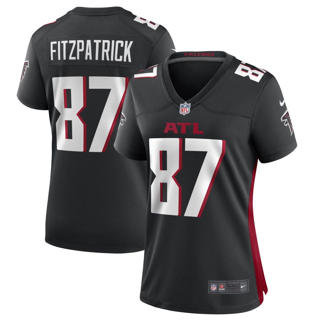 Women's John FitzPatrick Atlanta Falcons Nike Black Game Player Jersey