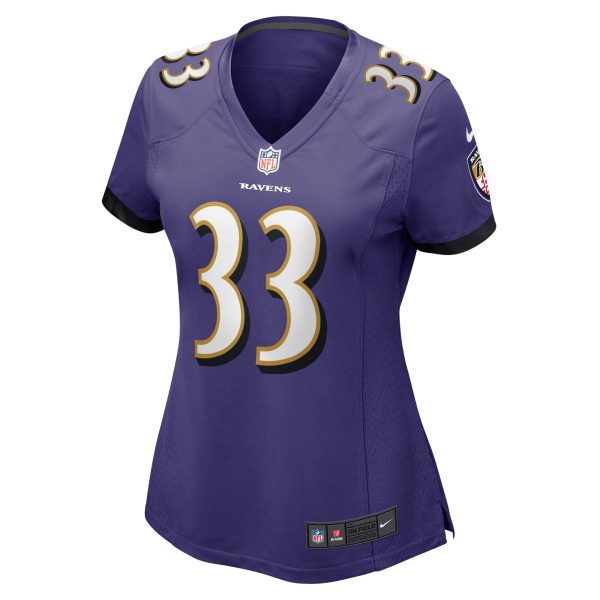 Women's Baltimore Ravens BoPete Keyes Nike Purple Home Game Player Jersey