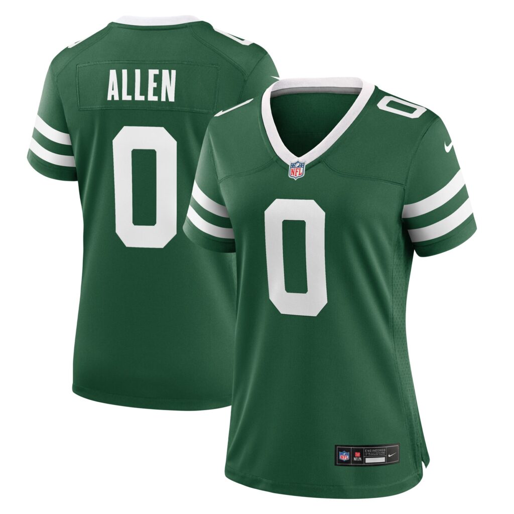 Braelon Allen New York Jets Nike Women's Game Jersey - Legacy Green