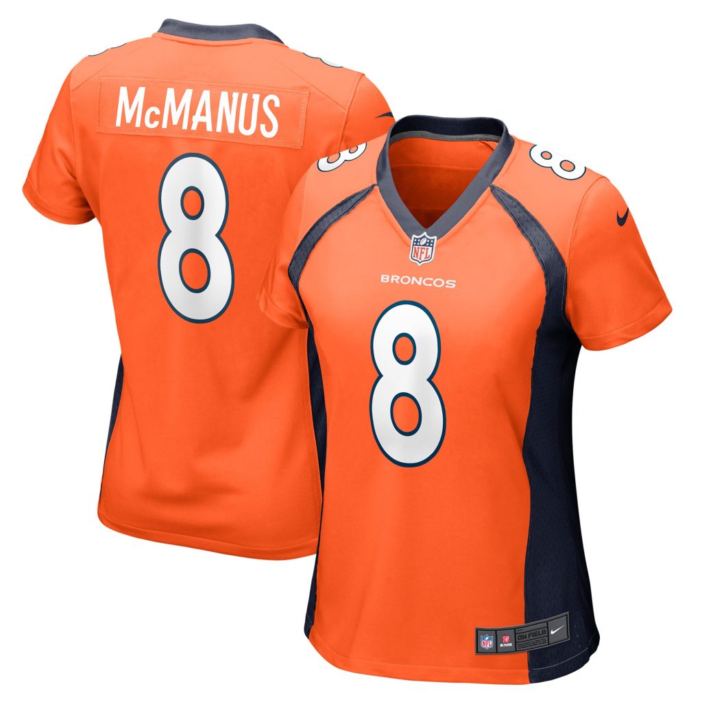 Women's Denver Broncos Brandon McManus Nike Orange Game Jersey