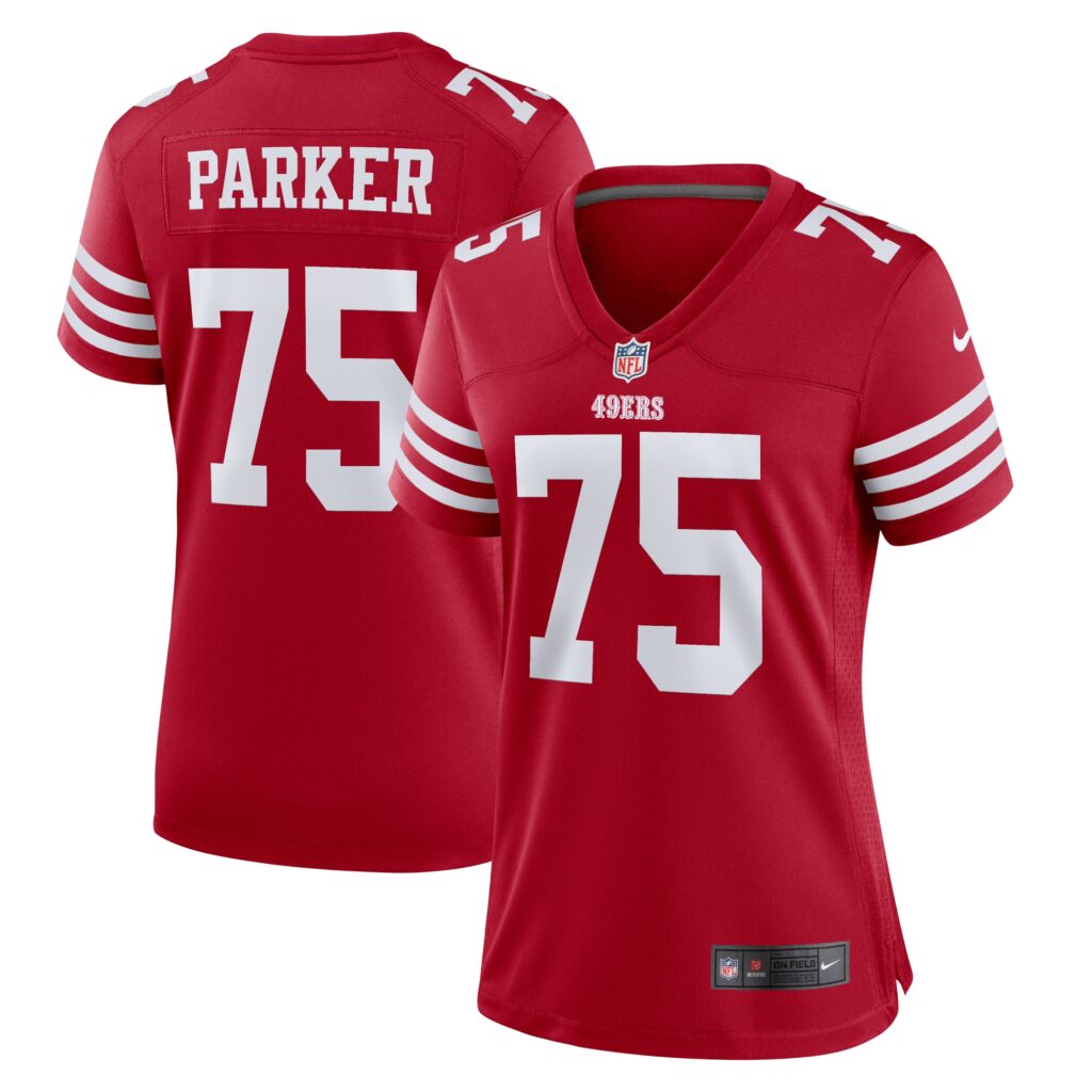 Brandon Parker San Francisco 49ers Nike Women's Team Game Jersey -  Scarlet