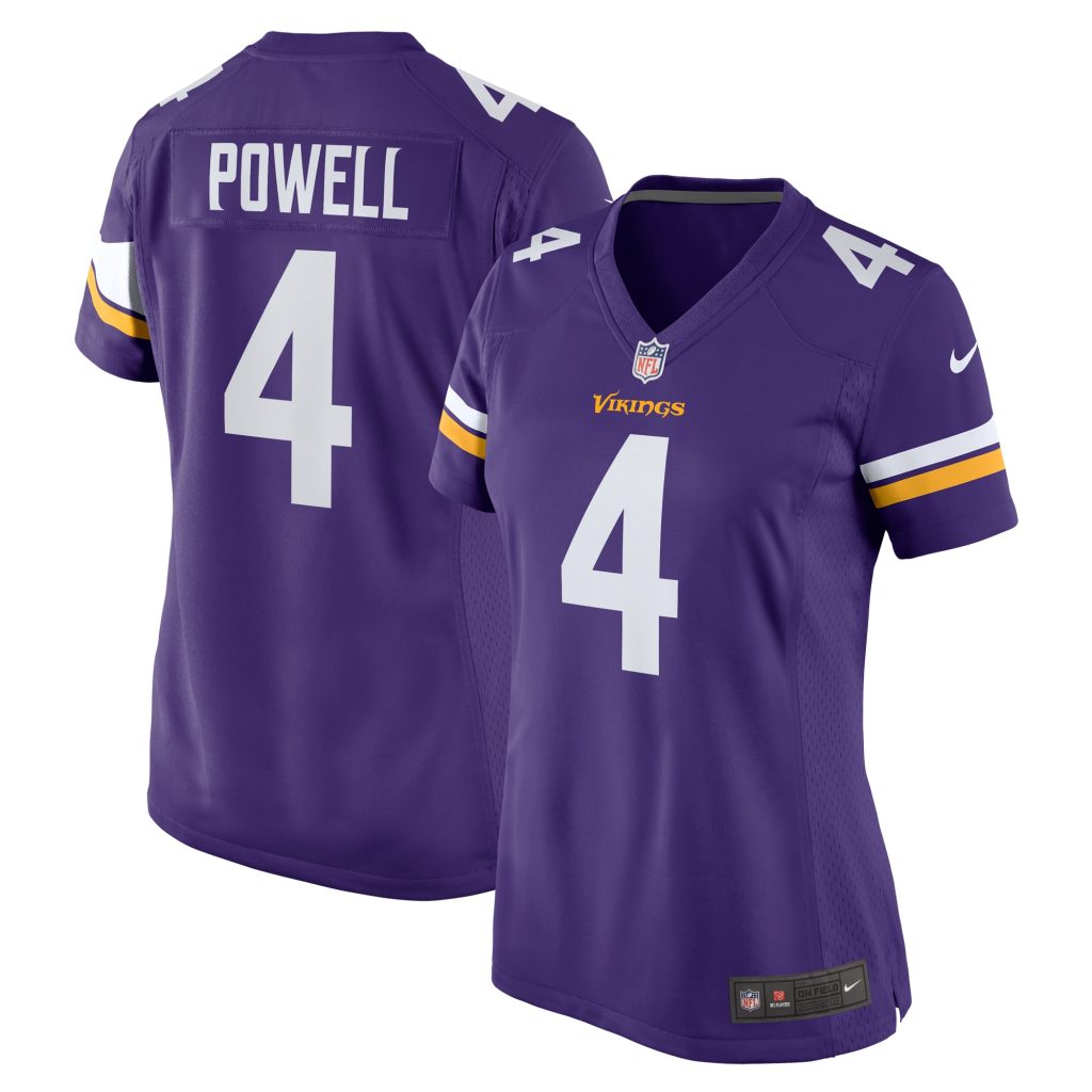 Brandon Powell Minnesota Vikings Nike Women's  Game Jersey -  Purple