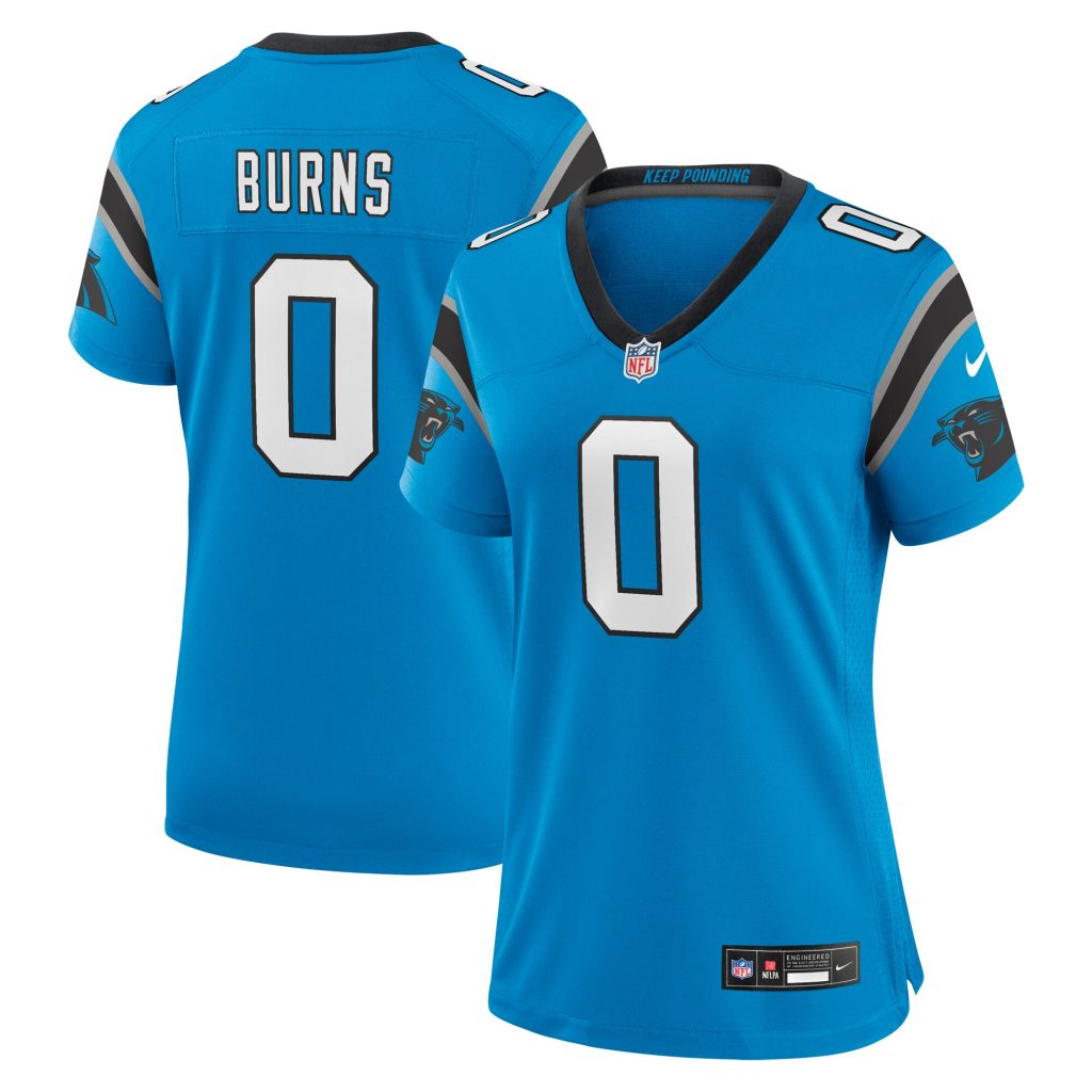 Women's Carolina Panthers Brian Burns Nike Blue Alternate Game Jersey