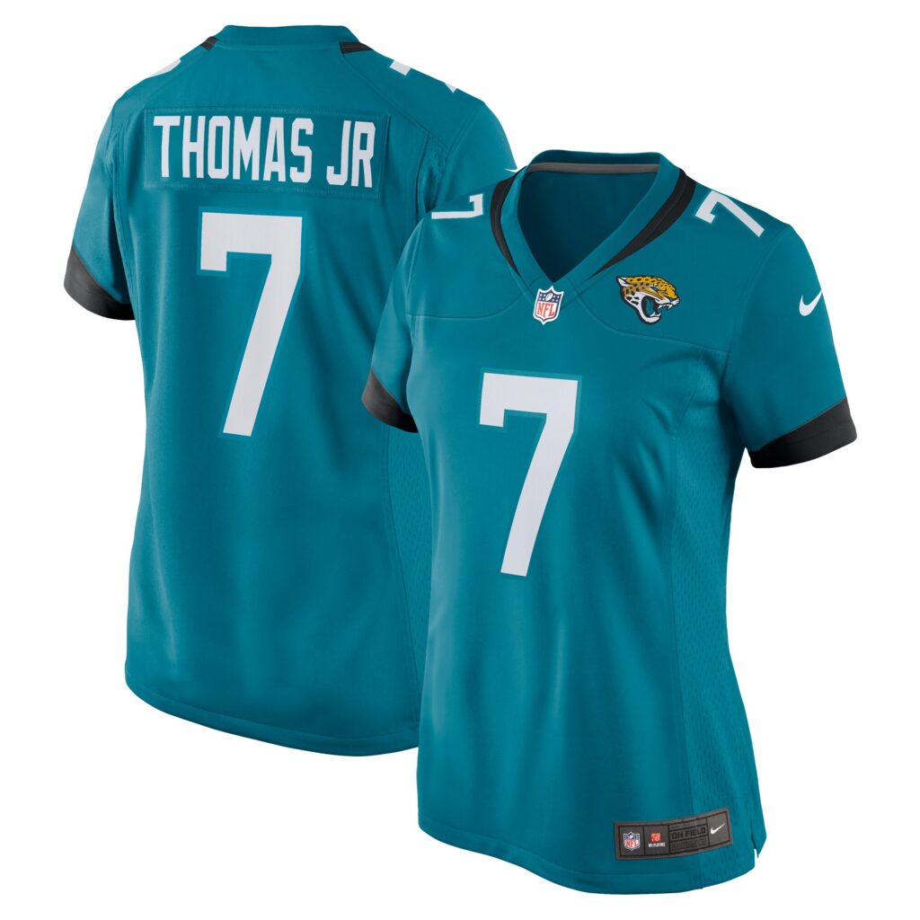 Brian Thomas Jr. Jacksonville Jaguars Nike Women's Game Jersey -  Teal