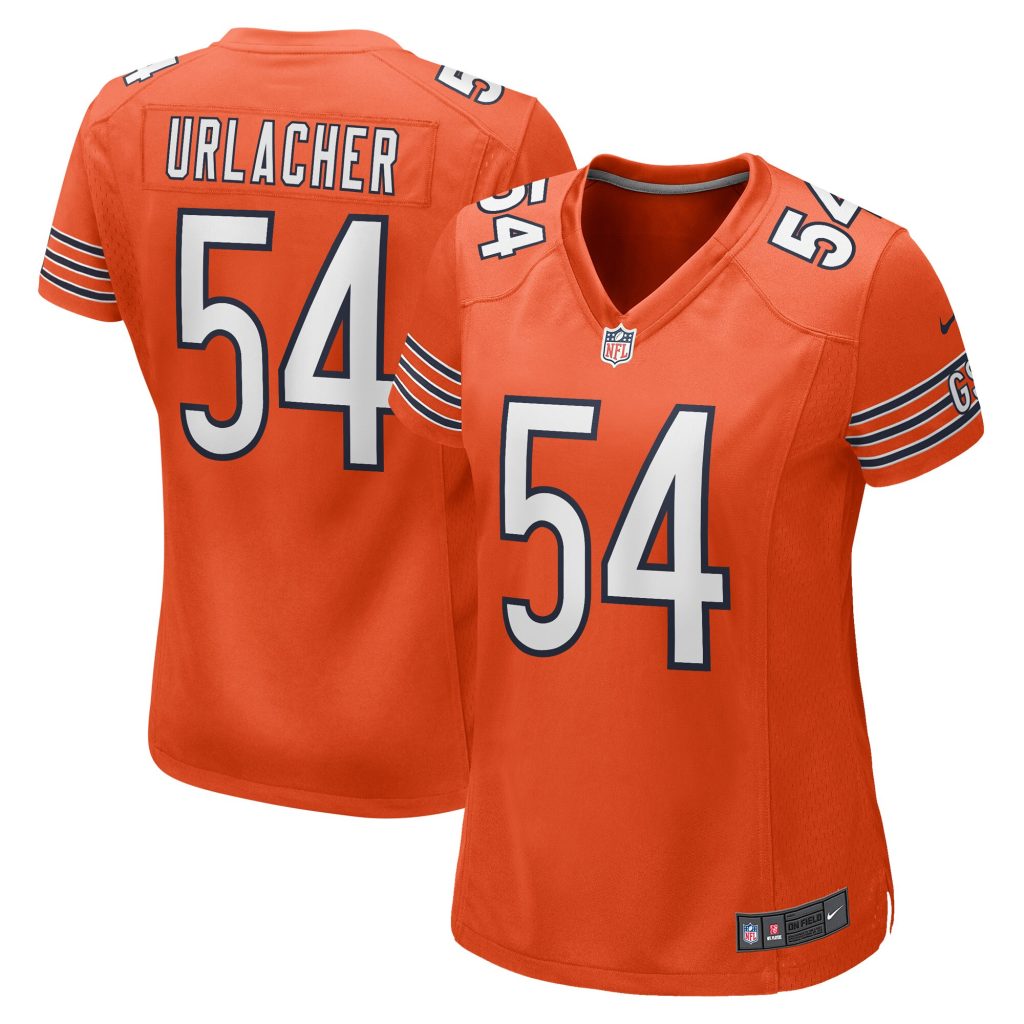Women's Chicago Bears Brian Urlacher Nike Orange Retired Player Jersey