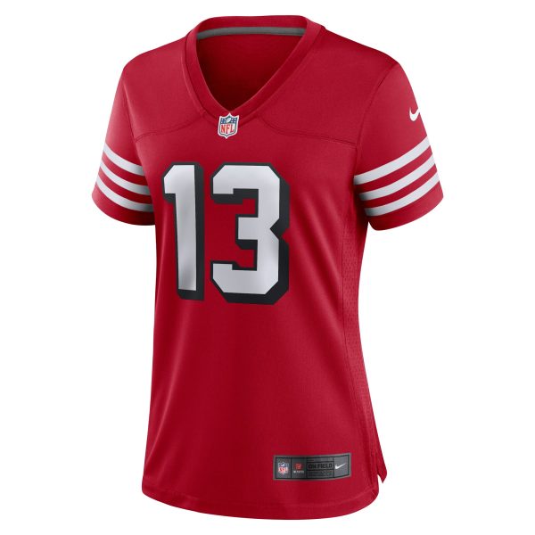 Women's San Francisco 49ers Brock Purdy Nike Scarlet Alternate Game Player Jersey