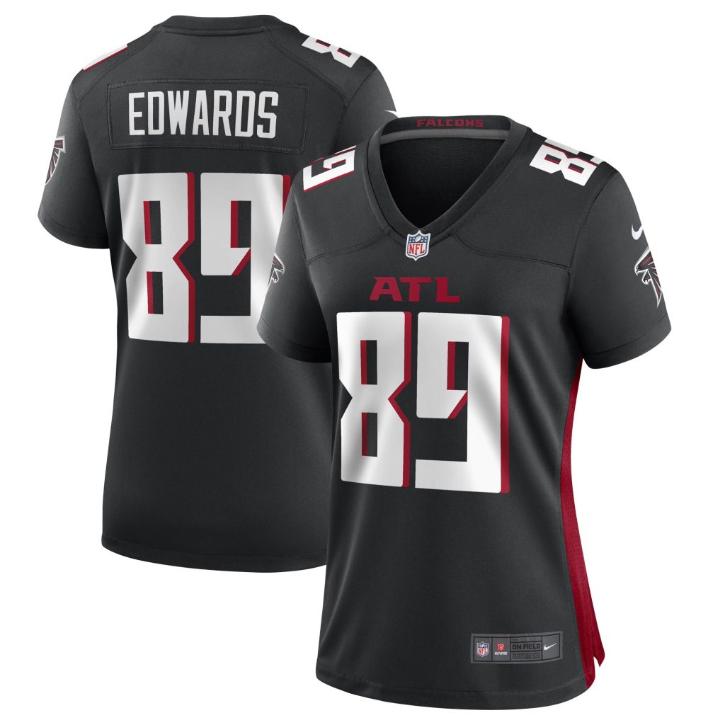 Women's Atlanta Falcons Bryan Edwards Nike Black Game Player Jersey