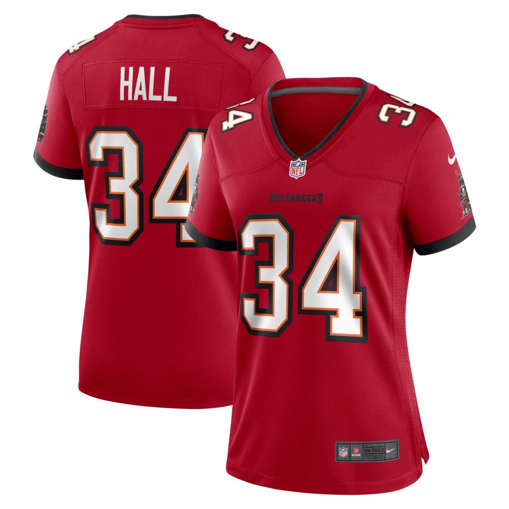 Bryce Hall Tampa Bay Buccaneers Nike Women's Team Game Jersey -  Red