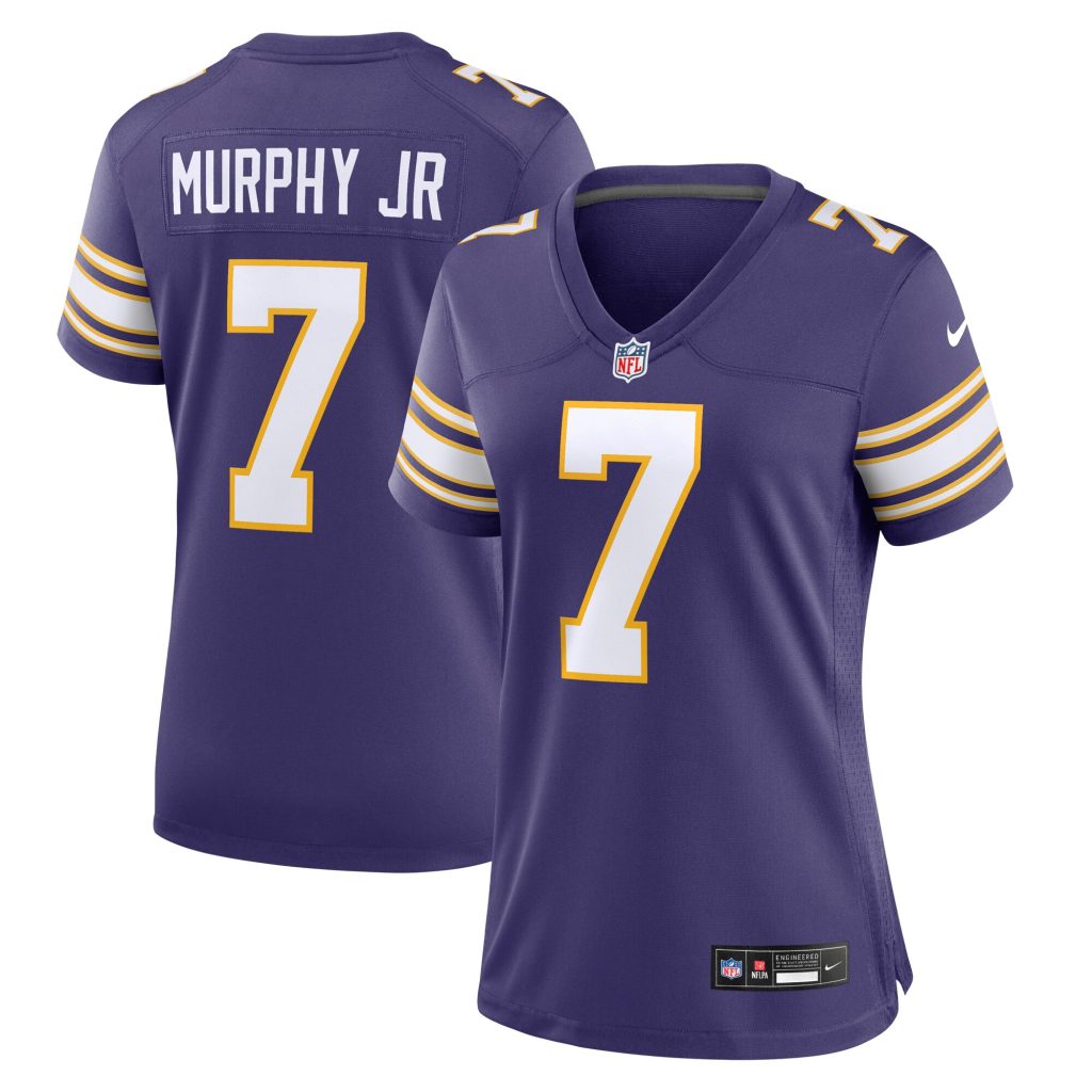 Byron Murphy Jr. Minnesota Vikings Nike Women's Classic Player Game Jersey - Purple