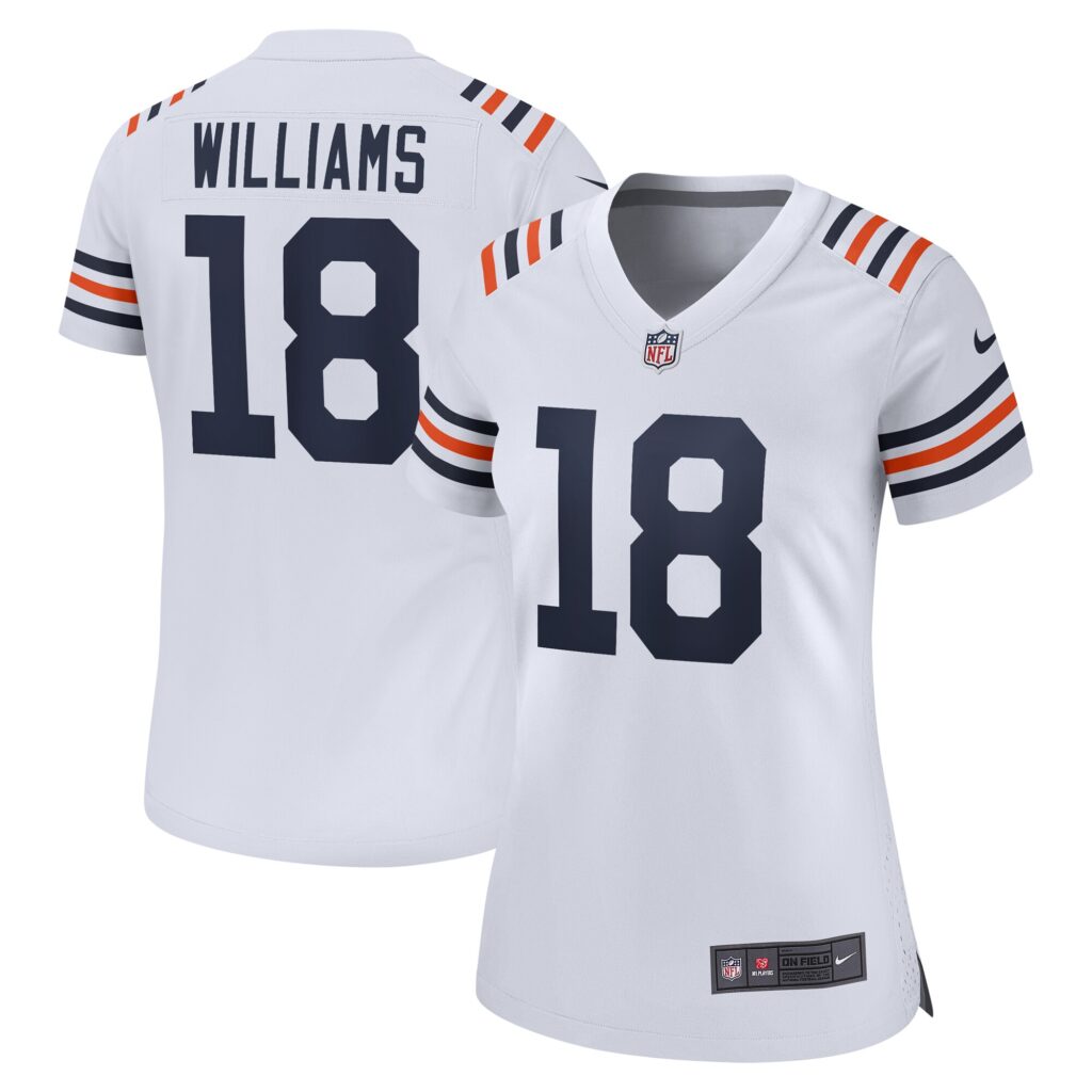 Caleb Williams Chicago Bears Nike Women's 2024 NFL Draft 2nd Alternate Game Player Jersey - White