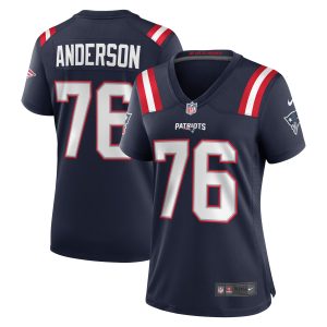 Women's New England Patriots Calvin Anderson Nike Navy Game Jersey