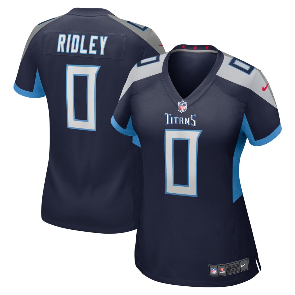 Calvin Ridley Tennessee Titans Nike Women's Game Player Jersey - Navy