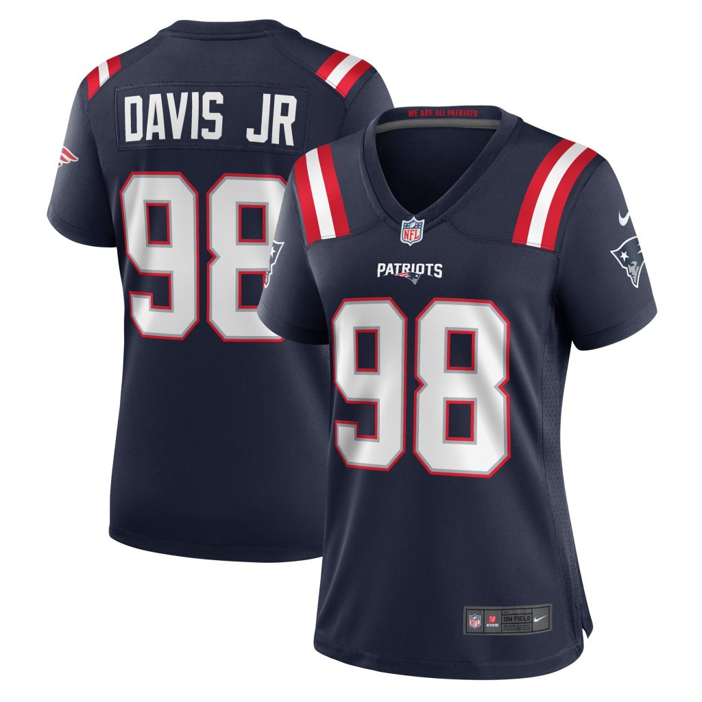 Women's New England Patriots Carl Davis Jr. Nike Navy Game Player Jersey