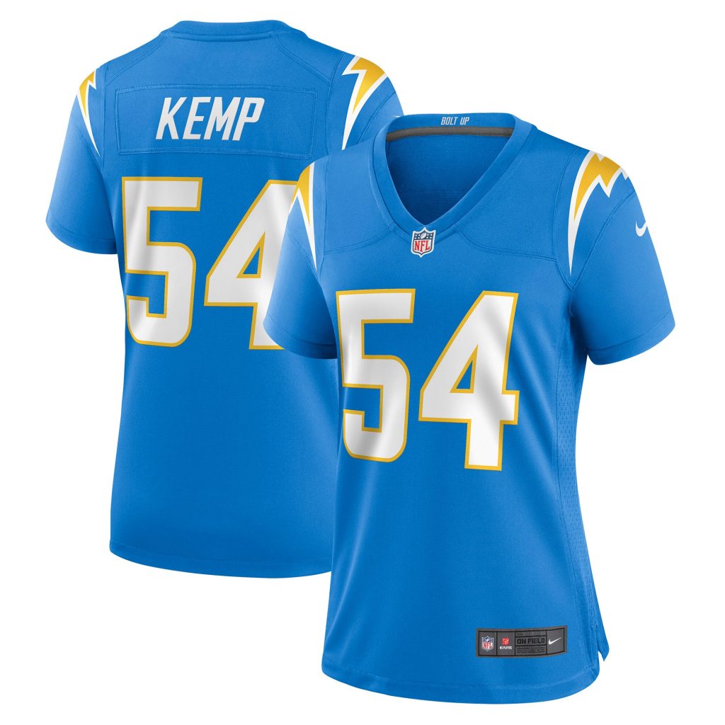 Women's Los Angeles Chargers Carlo Kemp Nike Powder Blue Game Player Jersey