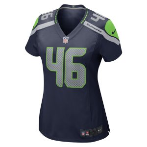 Women's Seattle Seahawks Carson Tinker Nike College Navy Home Game Player Jersey