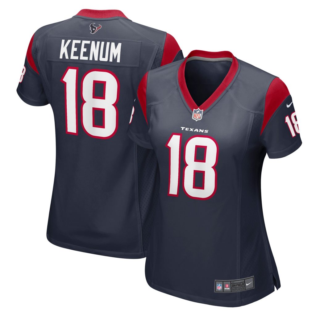 Case Keenum Houston Texans Nike Women's Team Game Jersey - Navy
