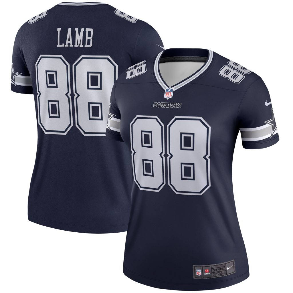Women's Dallas Cowboys CeeDee Lamb Nike Navy Legend Jersey